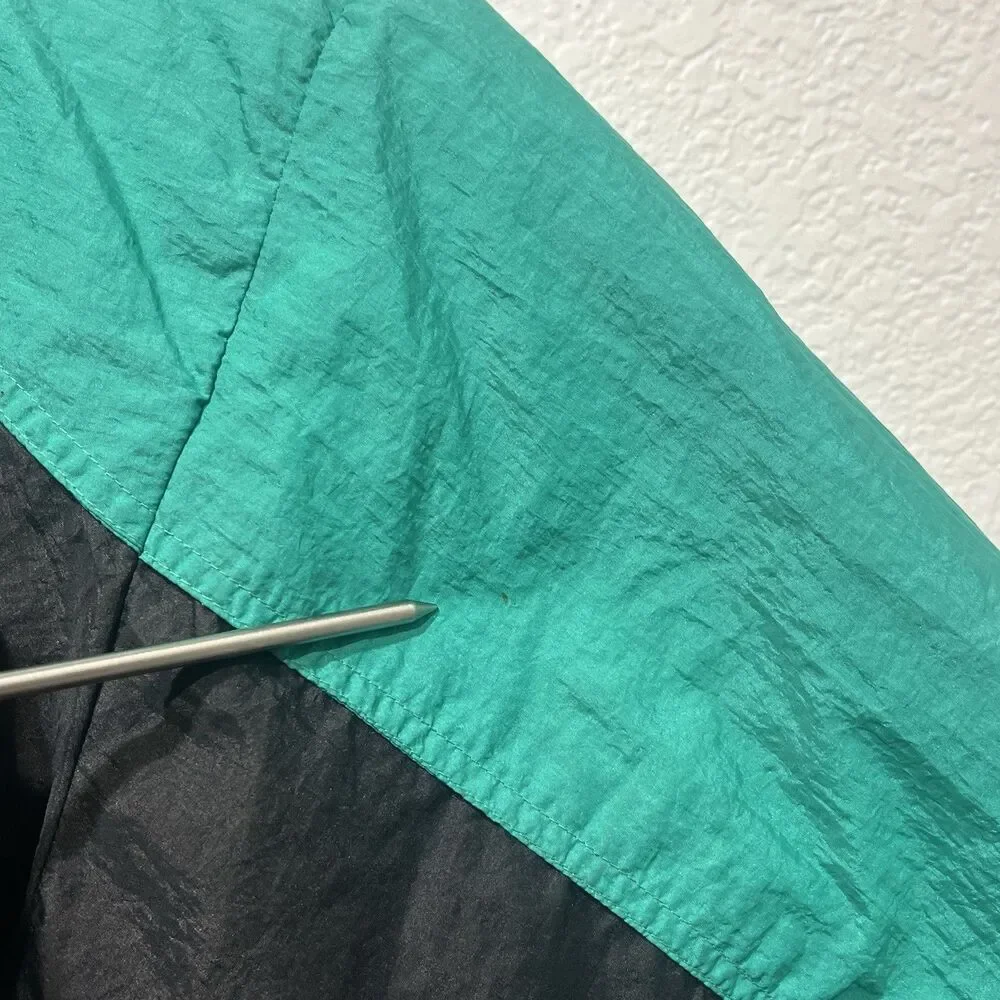 Vintage 80s 90s Tyrolia By HEAD‎ Ski Jacket Women’s Large Teal Black Retro  Coat - Picture 8 of 16